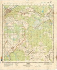 Пабрадe (Pabradė, Podbrodzie) - radziecka mapa sztabowa z 1984 r w skali 1:50000. Arkusz obejmuje okolice miejscowoci: Kiemieliszki, Maguny, Podbrodzie, Powiewirka, Preny, Zuw. Map zamieszczamy dziki uprzejmoci p. Piotra Pietkiewicza.