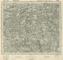 Orniany - niemiecka kopia z 1940 r. polskiej mapy sztabowej w skali 1:100000, wydanej przez Wojskowy Instytut Geograficzny w 1932 r. Arkusz obejmuje okolice miejscowoci: Dubinki, Inturki, Janiszki, Malaty, Orniany. Mapa z kolekcji Jacka Szulskiego.