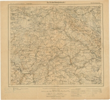 Michalischki (Michaliszki) - niemiecka mapa sztabowa z 1917 r. w skali 1:100000. Arkusz obejmuje okolice miejscowoci: Bystrzyca, Kiemieliszki, Kluszczany, Michaliszki, Powiewirka, Zuw. Mapa z kolekcji Jacka Szulskiego.