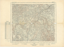 Niemenczyn - polska mapa sztabowa w skali 1:100000, wydana przez Wojskowy Instytut Geograficzny w 1927 r. Arkusz obejmuje okolice miejscowoci: Bujwidze, Niemenczyn, Podbrodzie. Mapa z kolekcji Jacka Szulskiego.